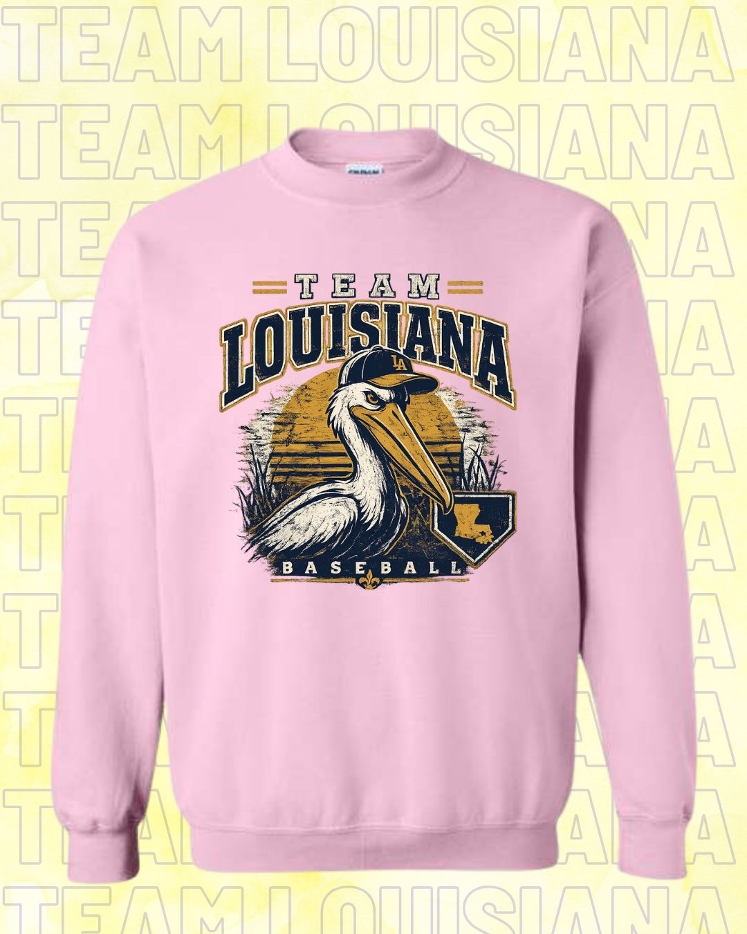 ADULT Team Louisiana Grunge