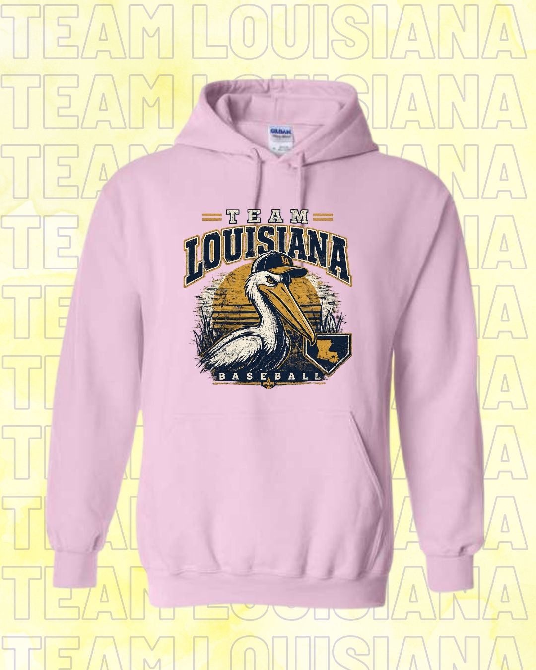ADULT Team Louisiana Grunge