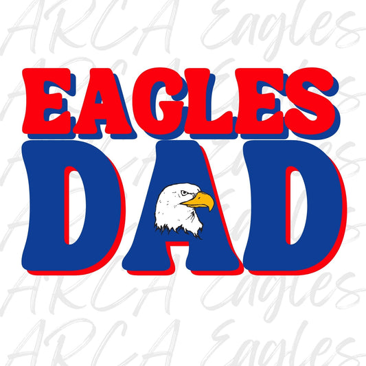 Eagles Dad Sticker