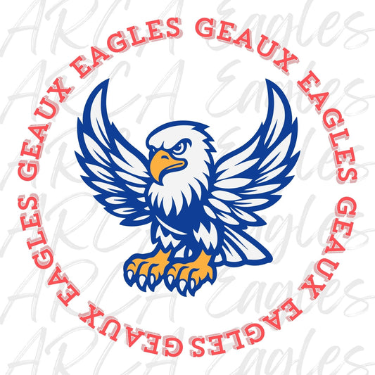 Geaux Eagles Sticker