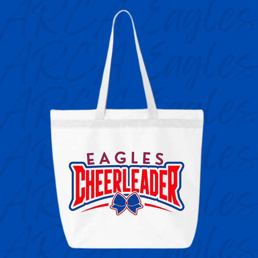 Eagles Cheer Zipper Tote Bag