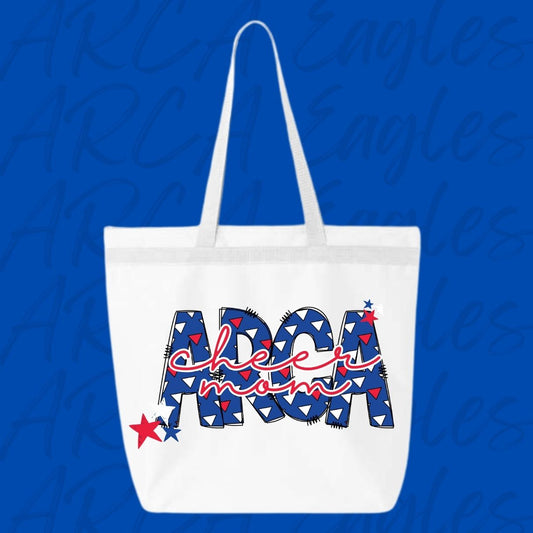 ARCA Cheer Mom Zipper Tote