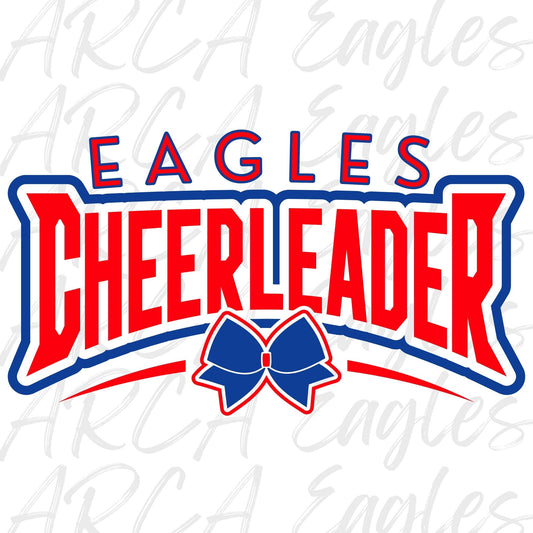 Eagles Cheerleader Sticker