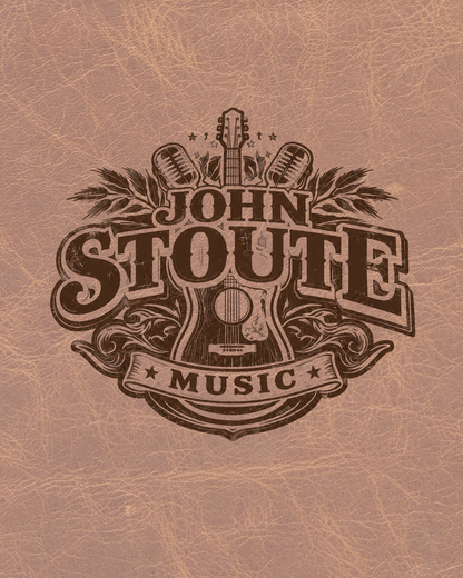 John Stoute Music Sticker