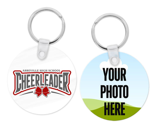 Abbeville High School Cheerleader Keychain