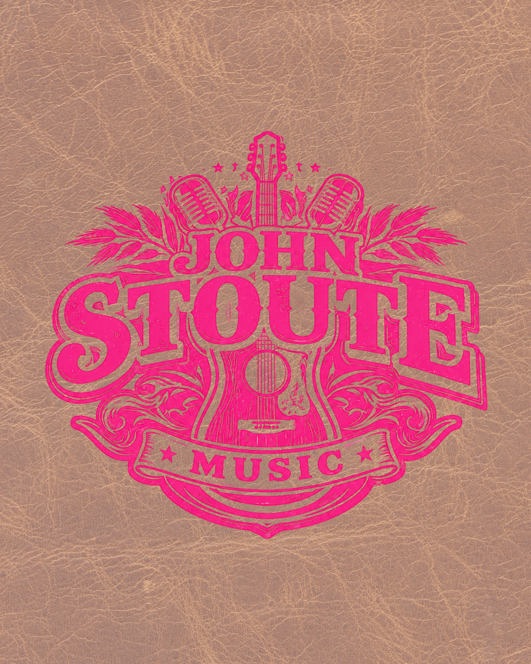 John Stoute Music Sticker