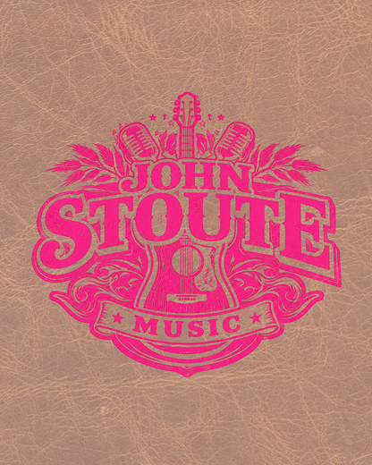 John Stoute Music Sticker