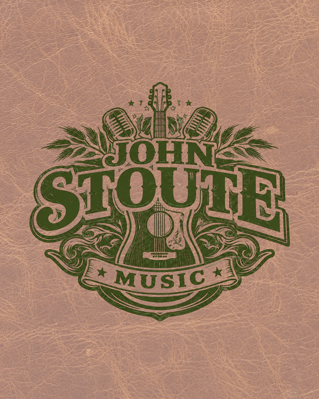 John Stoute Music Sticker