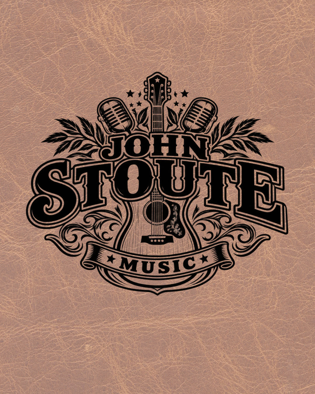John Stoute Music Sticker