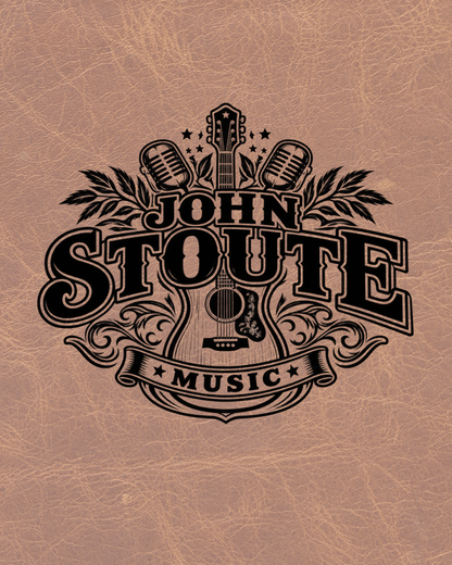 John Stoute Music Sticker