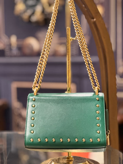 Gucci Pearl Padlock Mini Green