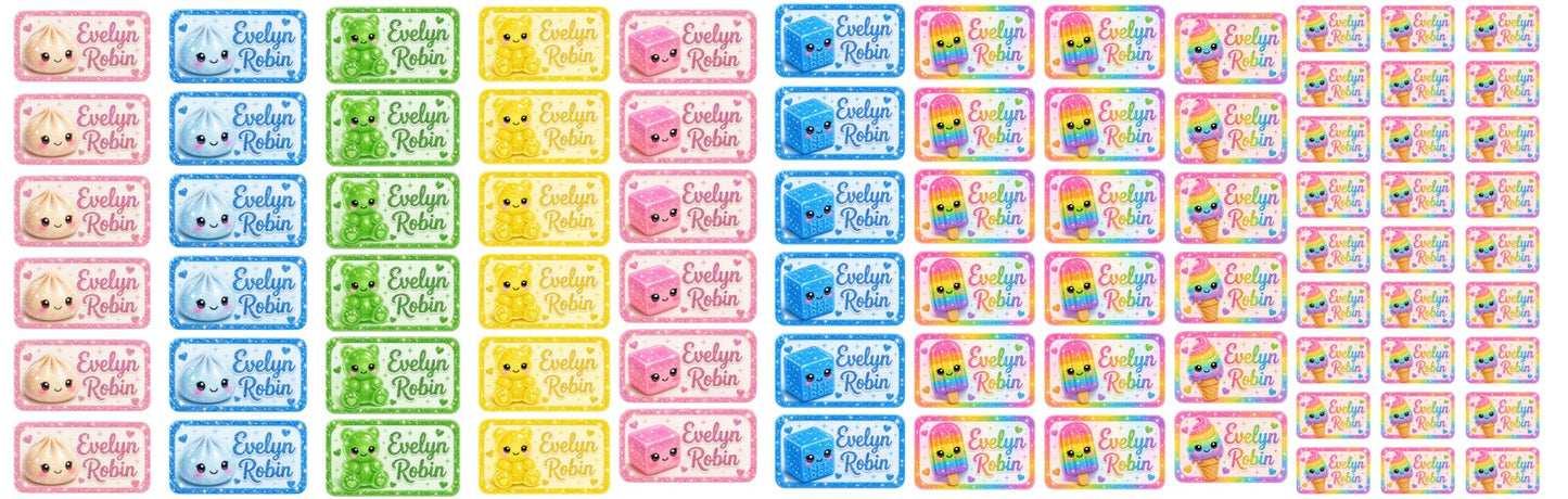 Sheet of Label Stickers-Design 14