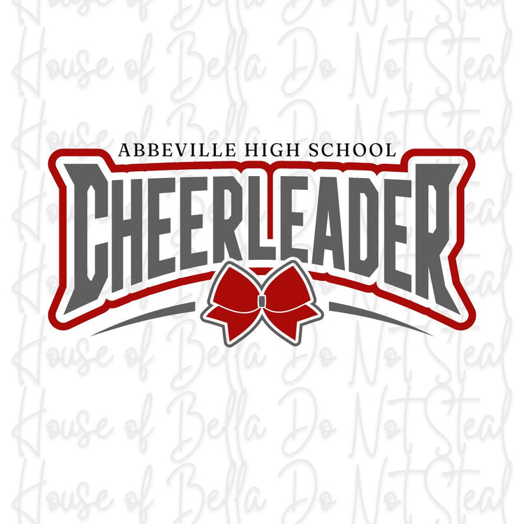 Abbeville High School Cheerleader Sticker