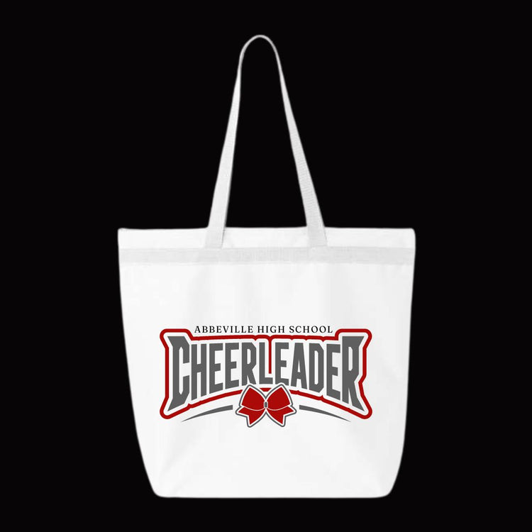 Abbeville High School Cheerleader Zipper Tote