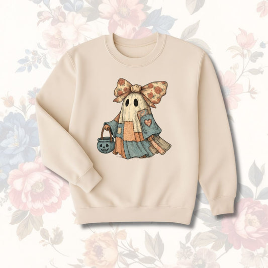 Boho Patchwork Ghostie