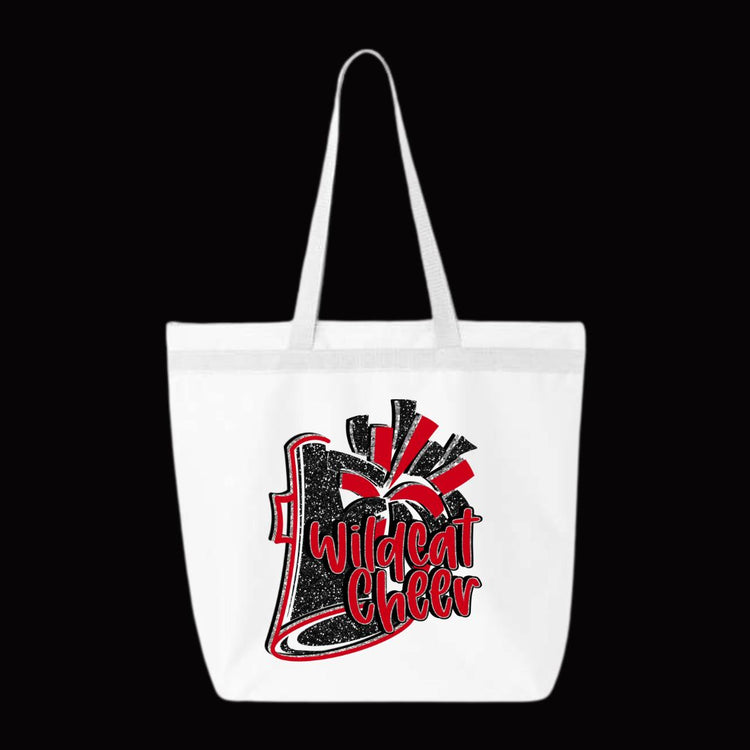 Wildcat Cheer Zipper Tote